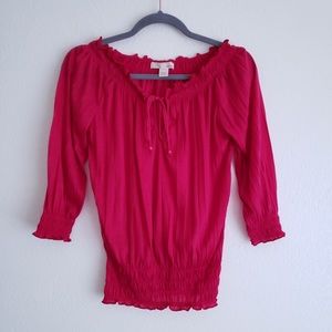 Magenta Pink Top